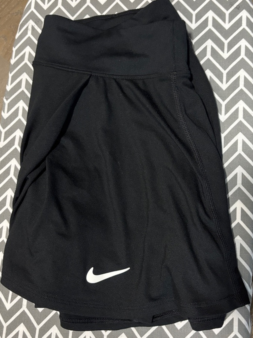 Nike Black Performance Skater Skirt with White Swoosh